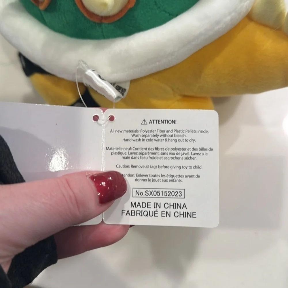 Little Buddy Nintendo BOWSER 10" 2017 All Star Super Mario Collectible Plush NWT - Picture 6 of 7